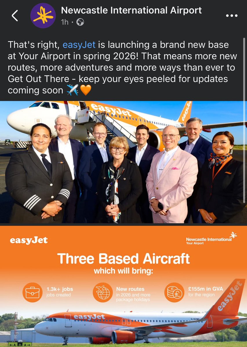 And we’re back in Newcastle…🧡✈️