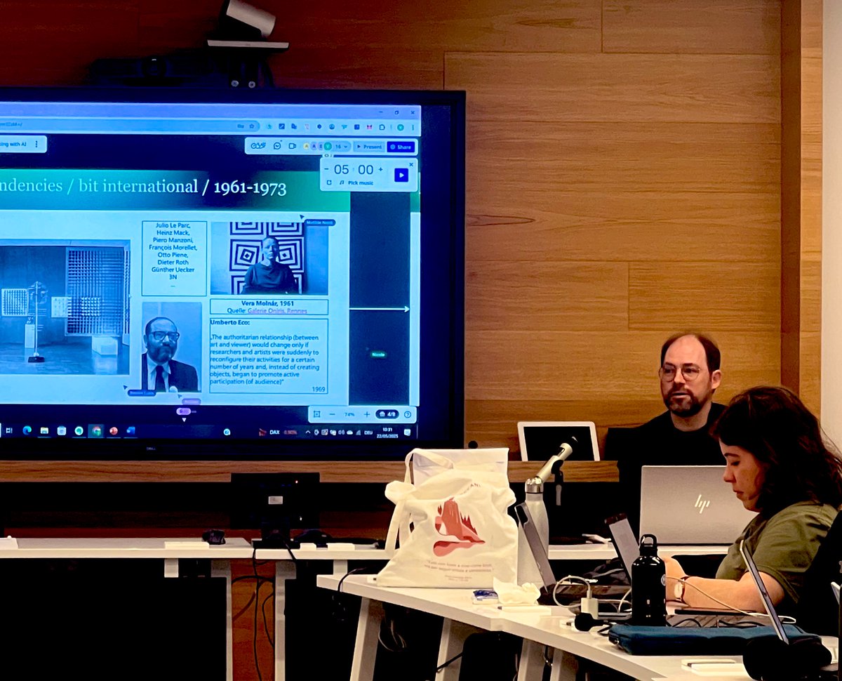 Federica (@federicaurzo) on Twitter photo The Perfect seminar for journalists! Today with <a href="/Merzmensch/">Merzmensch Kosmopol🧑🎨🤖</a>, Writer,Researcher,Artist who has been working on the topic of creative collaboration between humans and machines realising magnificent pieces of art through AI here at JSchool <a href="/Zeta_Luiss/">Zeta</a> and <a href="/LuissDataLab/">Luiss Data Lab</a> <a href="/UniLUISS/">Luiss Guido Carli</a> The Perfect seminar for journalists! Today with <a href="/Merzmensch/">Merzmensch Kosmopol🧑🎨🤖</a>, Writer,Researcher,Artist who has been working on the topic of creative collaboration between humans and machines realising magnificent pieces of art through AI here at JSchool <a href="/Zeta_Luiss/">Zeta</a> and <a href="/LuissDataLab/">Luiss Data Lab</a> <a href="/UniLUISS/">Luiss Guido Carli</a>