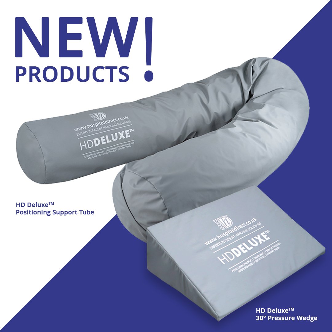 HospitalDirect's tweet photo. 🚨 Big news! We’re launching TWO new comfort-first products in our HD Deluxe™ range:

🥖 The Positioning Support Tube ("the sausage roll")
🛏️ The 30° Pressure Wedge
For pressure relief, comfort &amp; care—wherever you are.

Shop now:
 https://t.co/JIqlpJRper
 https://t.co/Svs1QK5mCm https://t.co/mHJtNJcAia