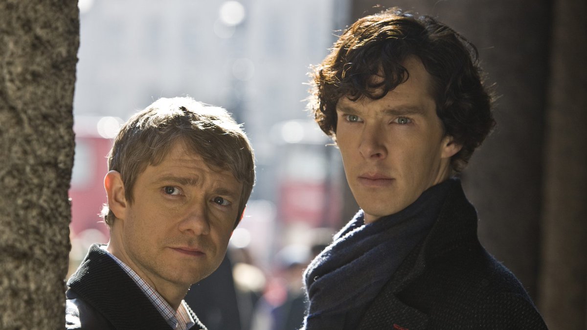 Happy Sherlock Holmes Day! 🕵️\u200d♂️ From Sherlock's Benedict Cumberbatch and Martin  Freeman to The Hound of Baskervilles' Basil Rathbone and Nigel Bruce, who  makes up your favourite Holmes and Watson duo?, image size:1200x675