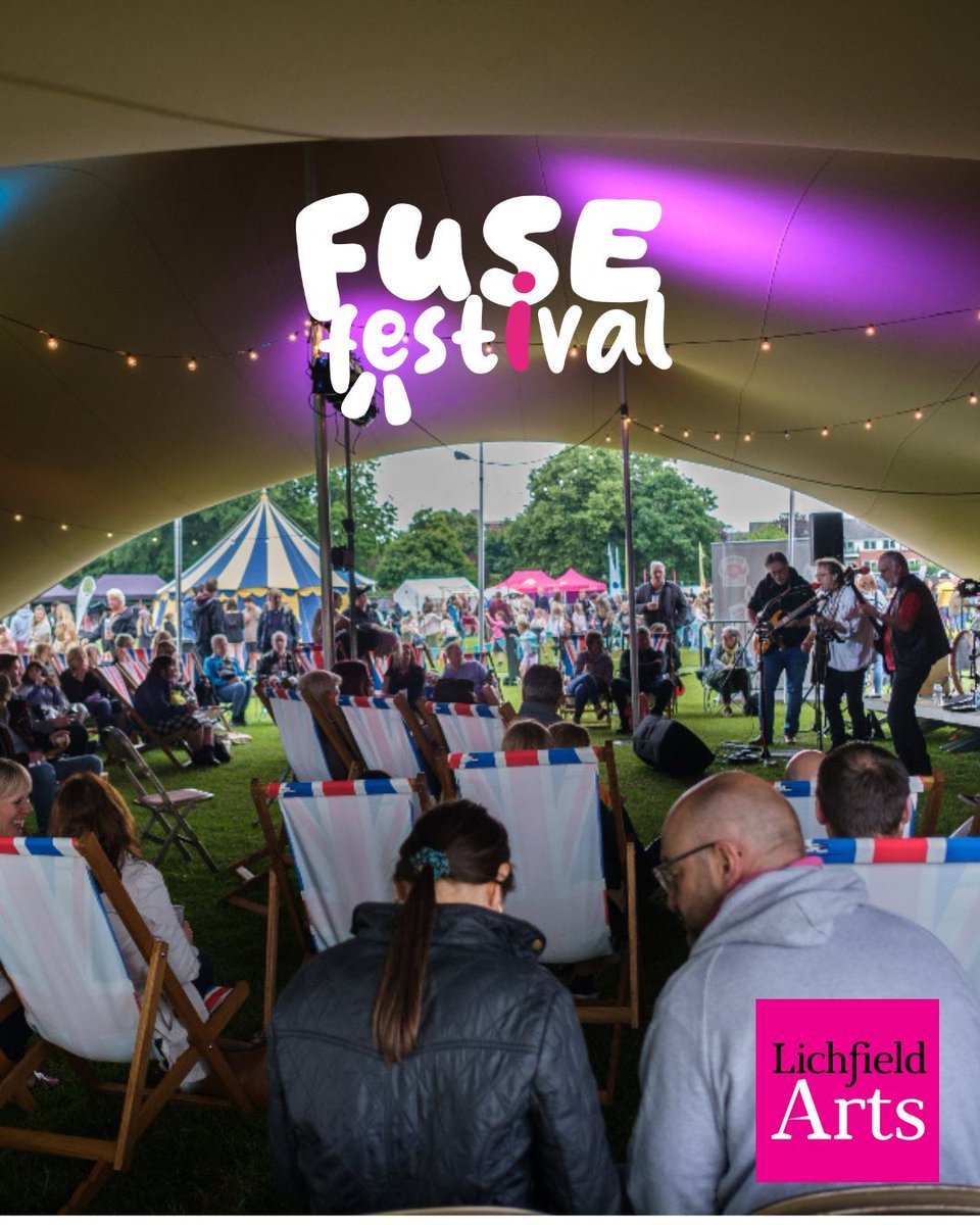 Lichfield Arts (@lichfieldarts) on Twitter photo Fuse Festival is a three-day celebration of intergenerational music, arts and community. There are multiple opportunities for your company to partner with us to expand brand awareness and increase community reach.
Get in touch with our team: info@lichfieldarts.org.uk #fuse Fuse Festival is a three-day celebration of intergenerational music, arts and community. There are multiple opportunities for your company to partner with us to expand brand awareness and increase community reach.
Get in touch with our team: info@lichfieldarts.org.uk #fuse