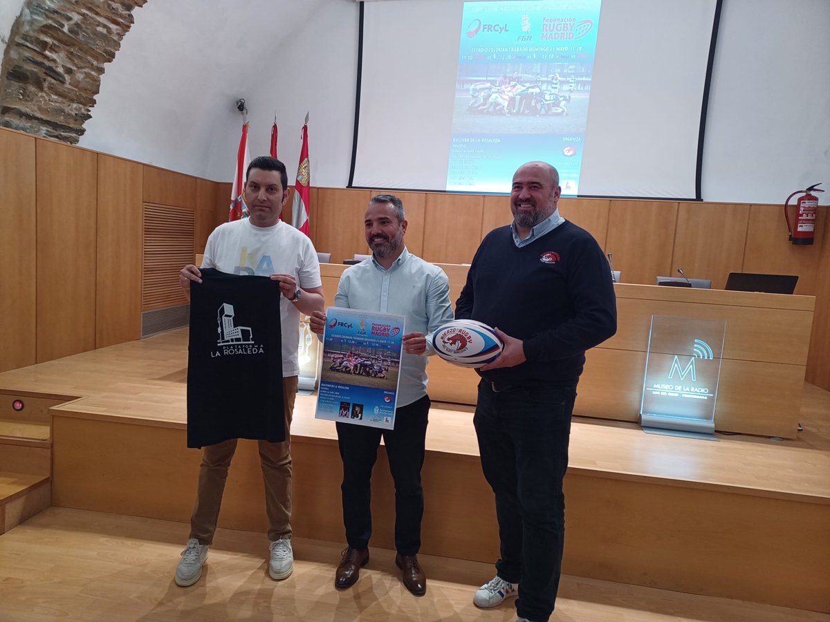 La Plataforma La Rosaleda,     <a href="/RugbyBierzo/">Bierzo Rugby</a> y el <a href="/AytoPonferrada/">Ayto. de Ponferrada</a> presentan la actividad de ocio que celebrarán el domingo por la tarde en el Boulevard Juan Carlos I. En ese espacio desarrollarán actividades para todos los públicos a la conclusión del Torneo Autonómico de Rugby.