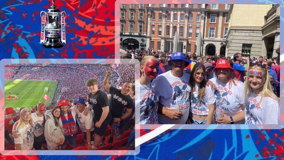 Holmesdale's tweet image. It’s been fantastic to see so many people buying our FA Cup final t-shirts - here’s just a selection of the many fans around the world who have picked one up! We have some new designs to check out too, so head to our shop now! (Link is in bio) #cpfc #facup #facupfinal