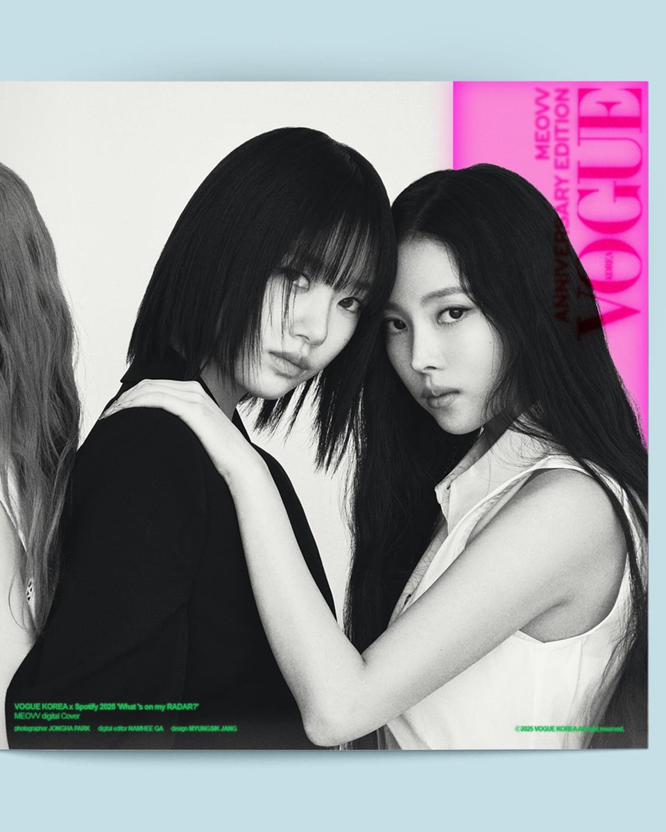 -star MEOVV FOR VOGUE KOREA DIGITAL COVER🩵 THE AURA🔥🔥🔥