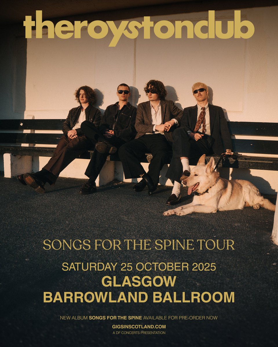 Gigs in Scotland (@gigsinscotland) on Twitter photo JUST ANNOUNCED🚨» <a href="/TheRoystonClub/">The Royston Club</a>
<a href="/TheBarrowlands/">Barrowland Ballroom</a> | 25th October 2025
MORE INFO ⇾ gigss.co/the-royston-cl… JUST ANNOUNCED🚨» <a href="/TheRoystonClub/">The Royston Club</a>
<a href="/TheBarrowlands/">Barrowland Ballroom</a> | 25th October 2025
MORE INFO ⇾ gigss.co/the-royston-cl…