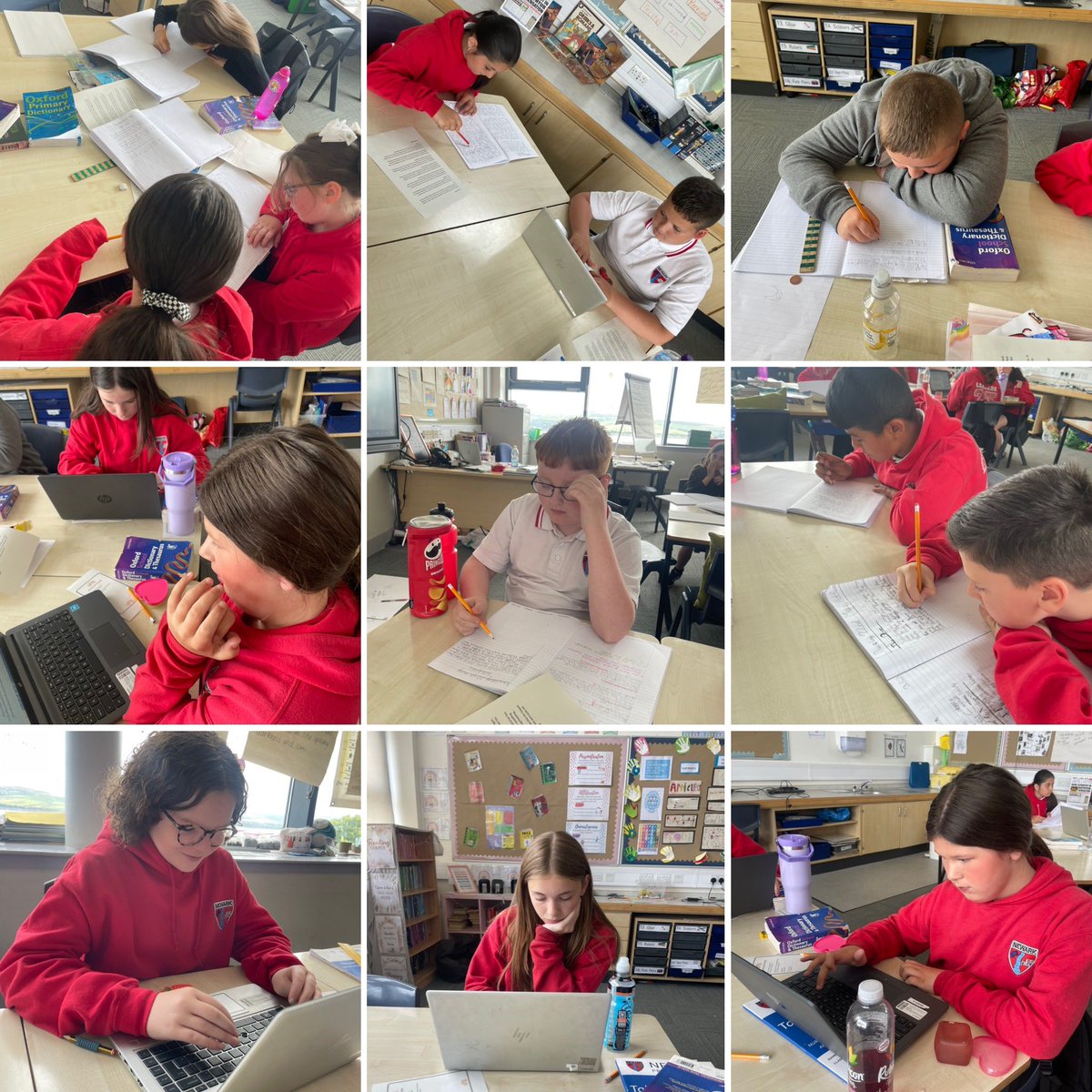MissAndersonP7C's tweet photo. Some very hardworking authors in Primary 7 this morning, finishing off their suspense hot pieces ✍️ cannot wait to read the finished work! https://t.co/FHNaaR6wmx