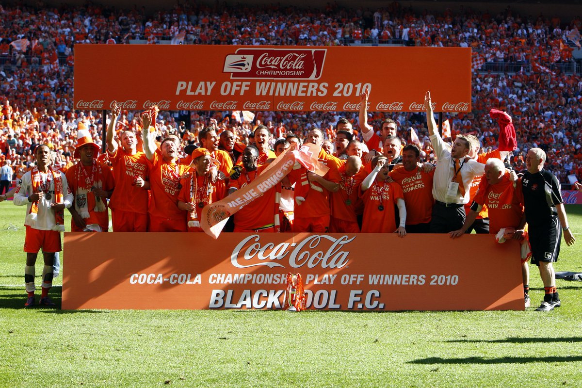 BlackpoolFC's tweet image. #OnThisDay in 2010. 

15 years on from the best trip we’ve ever been on. 

🍊 #UTMP