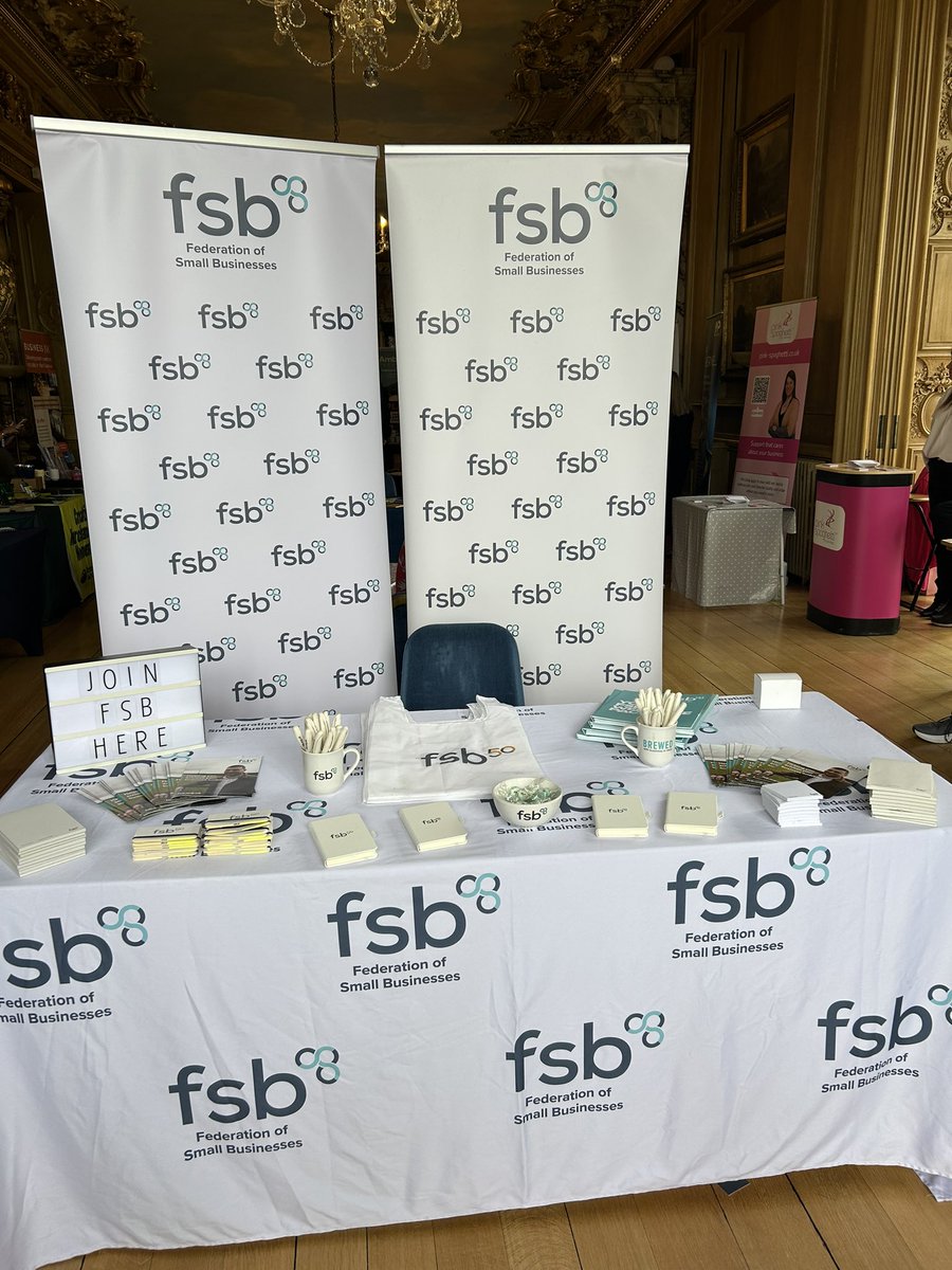 All set up and ready for the doors to open at <a href="/Globellauk/">Globella</a> Big Business Event at the beautiful Harlaxton Manor.

If you’re here today, come say hi (we have quite the view from our stand) and find out how we can help you and your #smallbiz thrive.