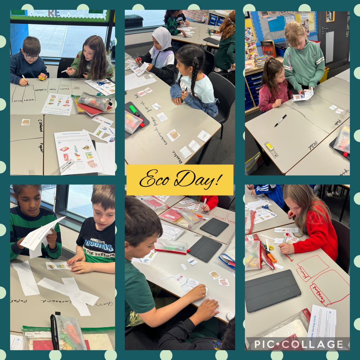 Mr Shaw & Mrs Scully (@narnia2324) on Twitter photo The children are busy sorting different waste items into groups according to the materials that they are made from and then sorting them into groups based on the three Rs - reduce, reuse and recycle. ♻️ <a href="/MrsWoodjlps/">Mrs S Wood</a> The children are busy sorting different waste items into groups according to the materials that they are made from and then sorting them into groups based on the three Rs - reduce, reuse and recycle. ♻️ <a href="/MrsWoodjlps/">Mrs S Wood</a>