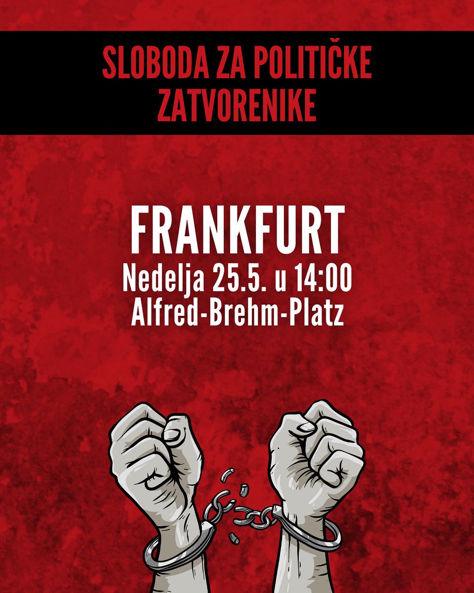 Niko nije slobodan dok svi nismo slobodni!