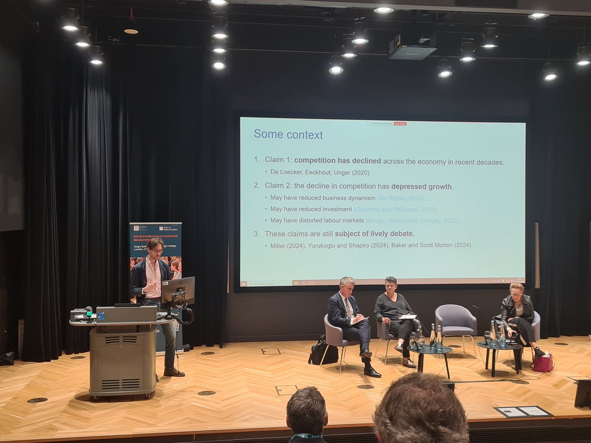 Josh Martin (@joshmartin_econ) on Twitter photo Day 2 of the <a href="/ESCoEorg/">ESCoE</a> conference on economic measurement, kicking off with a panel on competition, dynamism and growth with <a href="/j_schneebacher/">Jakob Schneebacher</a>, <a href="/DianeCoyle1859/">Diane Coyle</a>, <a href="/RD_Economist/">Richard Davies</a> and <a href="/TeraPauliina/">Tera Allas CBE | @teraallas.bsky.social</a>. #EconStats2025 Day 2 of the <a href="/ESCoEorg/">ESCoE</a> conference on economic measurement, kicking off with a panel on competition, dynamism and growth with <a href="/j_schneebacher/">Jakob Schneebacher</a>, <a href="/DianeCoyle1859/">Diane Coyle</a>, <a href="/RD_Economist/">Richard Davies</a> and <a href="/TeraPauliina/">Tera Allas CBE | @teraallas.bsky.social</a>. #EconStats2025