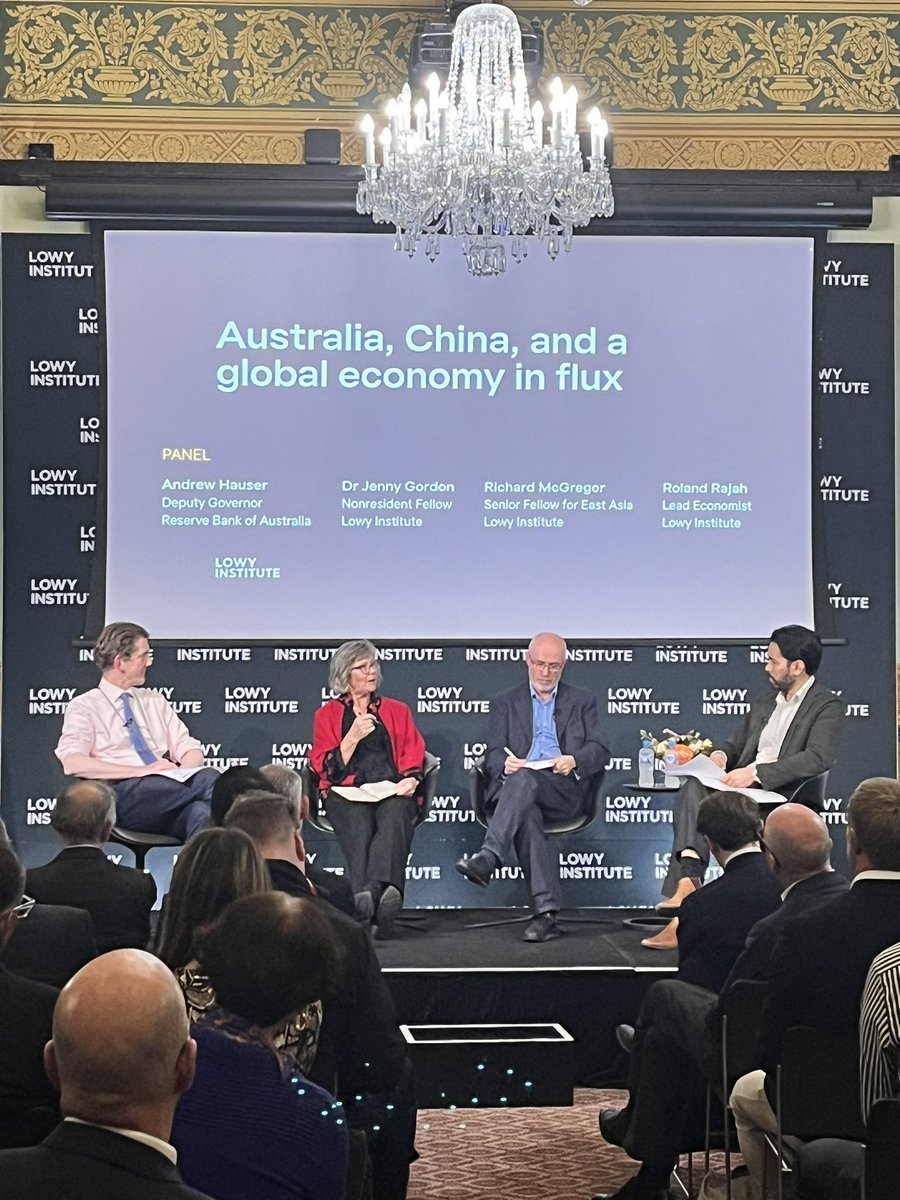 Alexandre Dayant (@alexandredayant) on Twitter photo Good to have Andrew Hauser, Deputy Governor of the <a href="/RBAInfo/">Reserve Bank of Australia</a> on the AustraliaāChina economic relationship in a time of great uncertainty @lowyinstitute <a href="/mcgregorrichard/">Richard McGregor</a> <a href="/RolandMRajah/">Roland Rajah</a> and Dr Jenny Gordon Good to have Andrew Hauser, Deputy Governor of the <a href="/RBAInfo/">Reserve Bank of Australia</a> on the AustraliaāChina economic relationship in a time of great uncertainty @lowyinstitute <a href="/mcgregorrichard/">Richard McGregor</a> <a href="/RolandMRajah/">Roland Rajah</a> and Dr Jenny Gordon