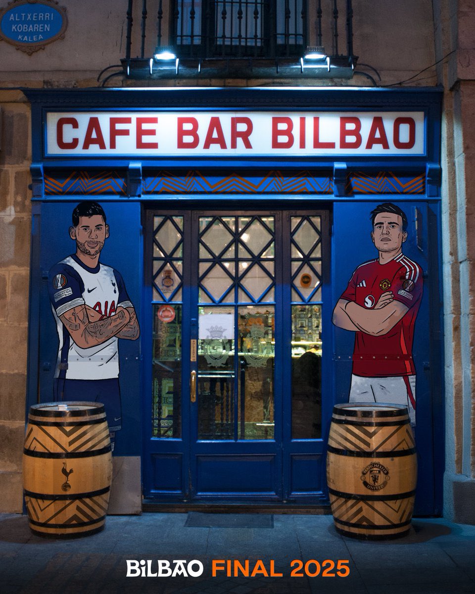A pleasure to work with <a href="/UEFA/">UEFA</a> to create these mural illustrations for the <a href="/EuropaLeague/">UEFA Europa League</a> final.
-
#UELfinal #europaleague #spurs #manutd #bilbao #mural #streetart #graffiti #illustration #uefa