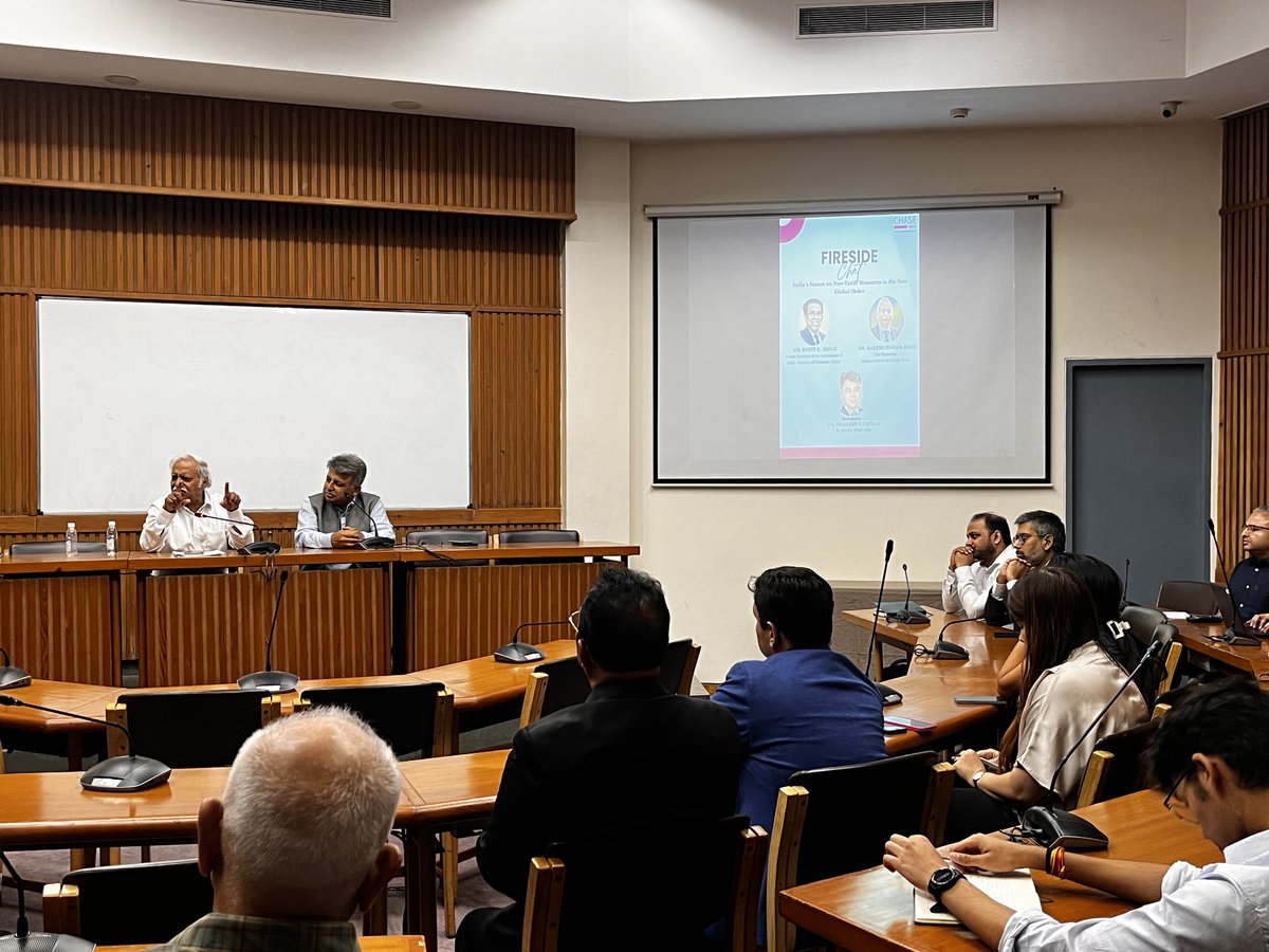 Chase India (@chase_india) on Twitter photo Chase India hosted a fireside chat on Non-Tariff Barriers with <a href="/professorjoshi/">Prof. Rakesh Mohan Joshi</a>, Vice Chancellor, IIFT and <a href="/shypk/">Shailesh K. PATHAK</a>, Sr Advisor at Chase.
During the event, we also launched our QCO report on industry challenges and compliance gaps.
#NonTariffBarriers #Trade #ChaseIndiaInsights Chase India hosted a fireside chat on Non-Tariff Barriers with <a href="/professorjoshi/">Prof. Rakesh Mohan Joshi</a>, Vice Chancellor, IIFT and <a href="/shypk/">Shailesh K. PATHAK</a>, Sr Advisor at Chase.
During the event, we also launched our QCO report on industry challenges and compliance gaps.
#NonTariffBarriers #Trade #ChaseIndiaInsights