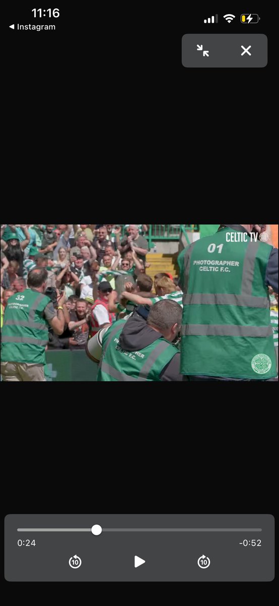 RobynMurtagh's tweet photo. Made my Celtic TV debut this weekend celebrating Jamesy's goal @CelticFC @CelticTV Top left 😉 What a buzz! https://t.co/chu3cKngrQ
