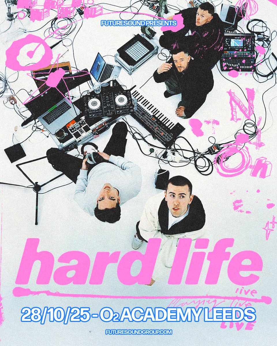 Futuresound (@futuresoundshow) on Twitter photo They're back! <a href="/hardlifeco/">hard life</a> announce their first headline tour back, following their live return to festival season this weekend with <a href="/liveatleedsfest/">Live at Leeds</a> !
Catch them in Leeds in this October!
🗓️ 28th October 2025
📍 <a href="/O2AcademyLeeds/">O2 Academy Leeds</a>
🎟️ futuresound.seetickets.com/event/hard-lif… They're back! <a href="/hardlifeco/">hard life</a> announce their first headline tour back, following their live return to festival season this weekend with <a href="/liveatleedsfest/">Live at Leeds</a> !
Catch them in Leeds in this October!
🗓️ 28th October 2025
📍 <a href="/O2AcademyLeeds/">O2 Academy Leeds</a>
🎟️ futuresound.seetickets.com/event/hard-lif…