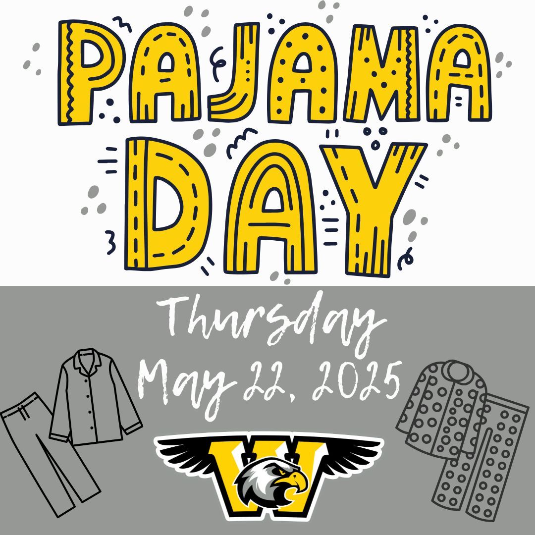 It’s the LAST DAY of school, and we’re going out in style—PJ style! 🛌💛🖤

#WMSwarhawks #successCSISD