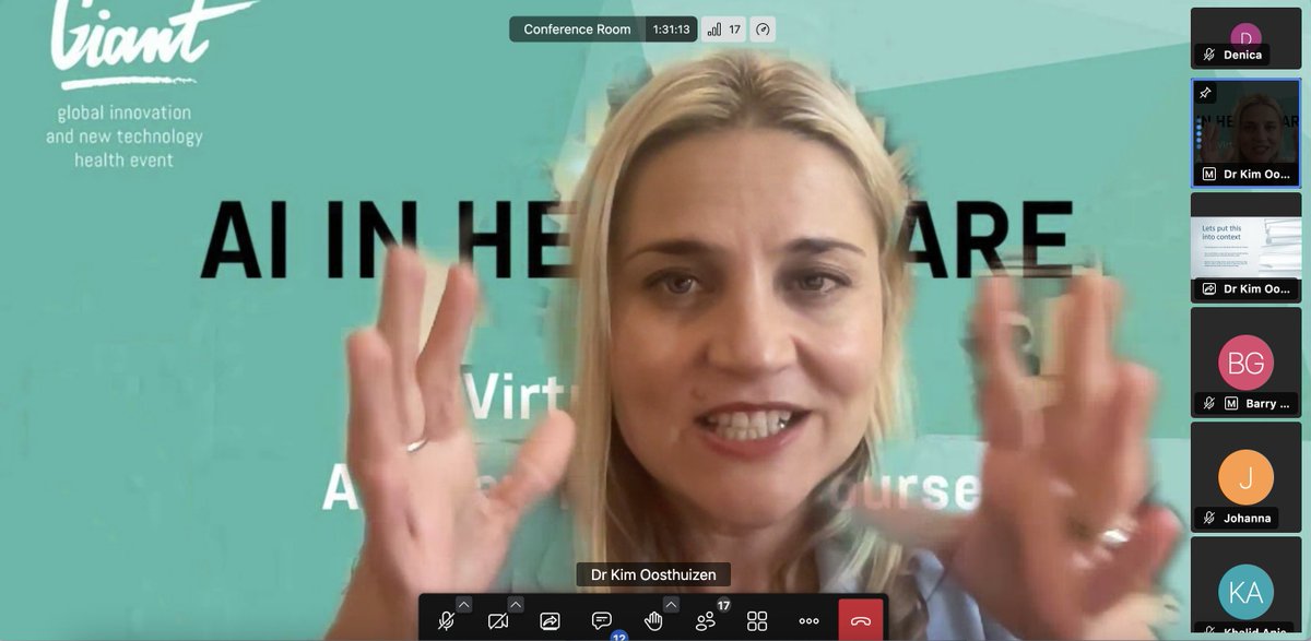 GIANT Health Event (@giant_health) on Twitter photo ๐จHappening Now!๐จ
๐ฅ#AI In Healthcare: A Virtual Course
๐จโโ๏ธ<a href="/ShafiAhmed5/">Prof Shafi Ahmed PhD FRCS</a> & Dr Kim Oosthuizen
๐ Live today | 09:30โ16:30 (BST)
Weโre live and diving deep into the world of #ArtificialIntelligence in #healthcare
You can still register and join:
๐๏ธbit.ly/4gYAFlz
#GIANT2025 ๐จHappening Now!๐จ
๐ฅ#AI In Healthcare: A Virtual Course
๐จโโ๏ธ<a href="/ShafiAhmed5/">Prof Shafi Ahmed PhD FRCS</a> & Dr Kim Oosthuizen
๐ Live today | 09:30โ16:30 (BST)
Weโre live and diving deep into the world of #ArtificialIntelligence in #healthcare
You can still register and join:
๐๏ธbit.ly/4gYAFlz
#GIANT2025