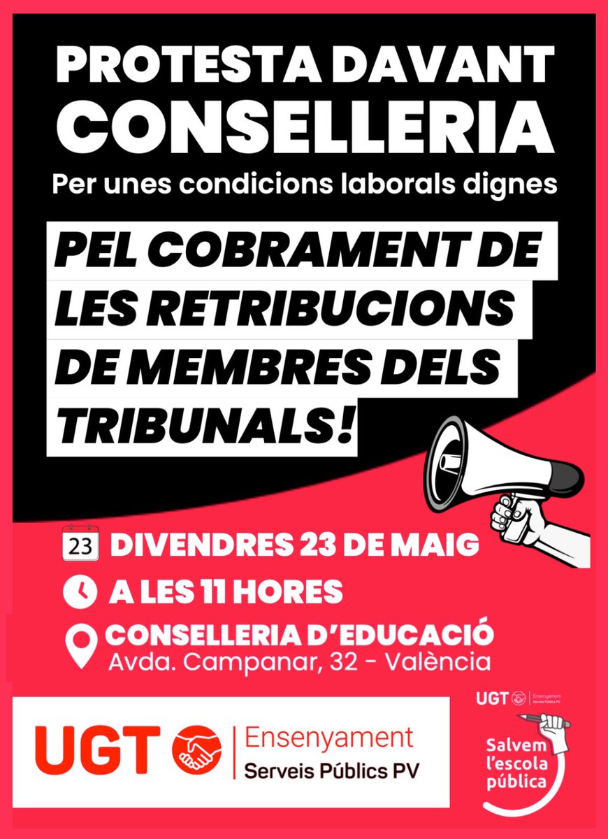 UGT Ensenyament PV (@ensenyament_ugt) on Twitter photo 