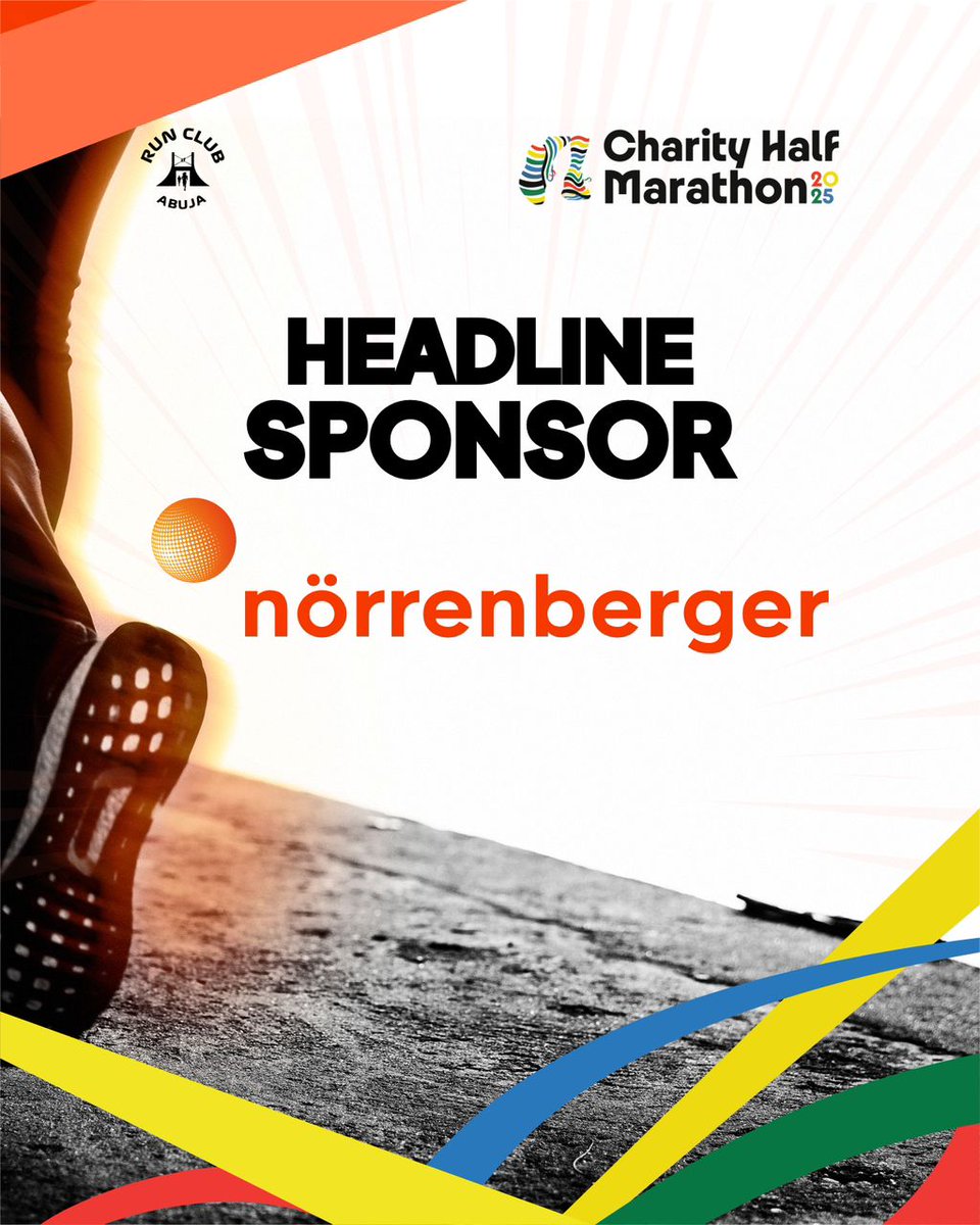 We're excited to welcome back <a href="/Norrenberger/">Norrenberger</a> as the Headline Sponsor for our 5th Charity Half Marathon. Norrenberger is an industry leader in integrated financial services. 

#RCACHM25 #Norrenberger #headlinesponsor #werunabuja #abujaevents
