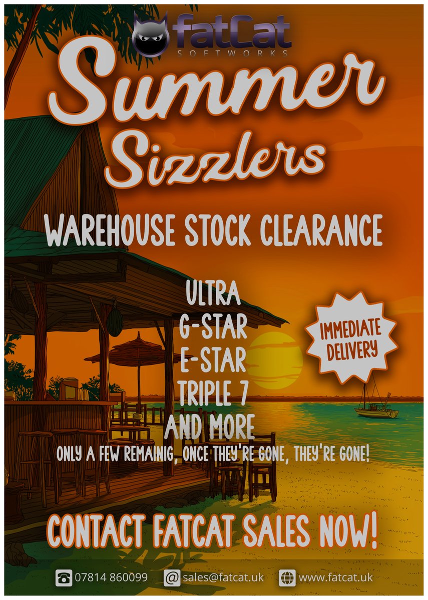 FatCat Summer Sizzlers. Grab A Deal With Immediate Delivery - mailchi.mp/68c7149f3762/a…