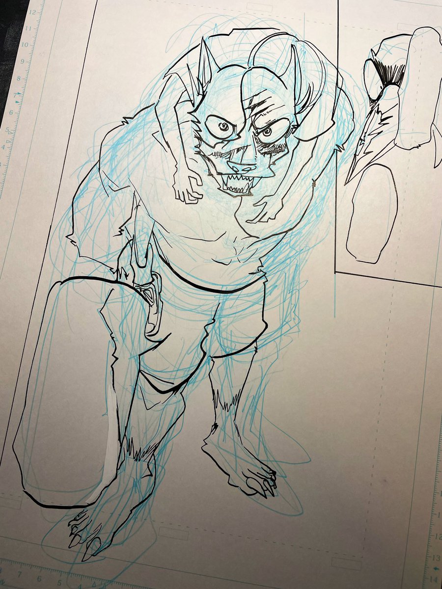 これは先週のタイカだけど、なかなか理想通りにキマらなさすぎて青鉛筆がすごいことになっちょる😅