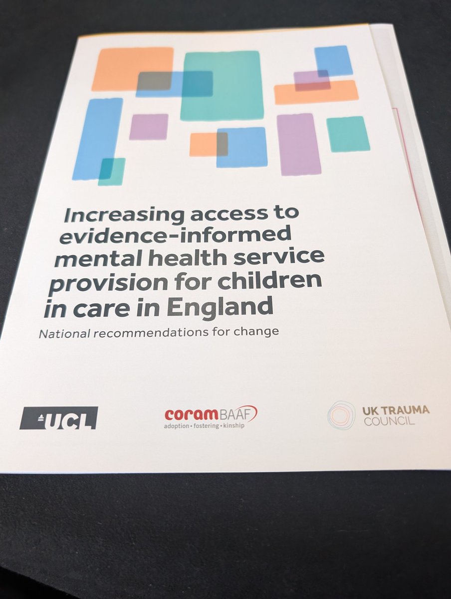 A trip to London to support the launch of this report. Great recommendations. Now we just need action to deliver