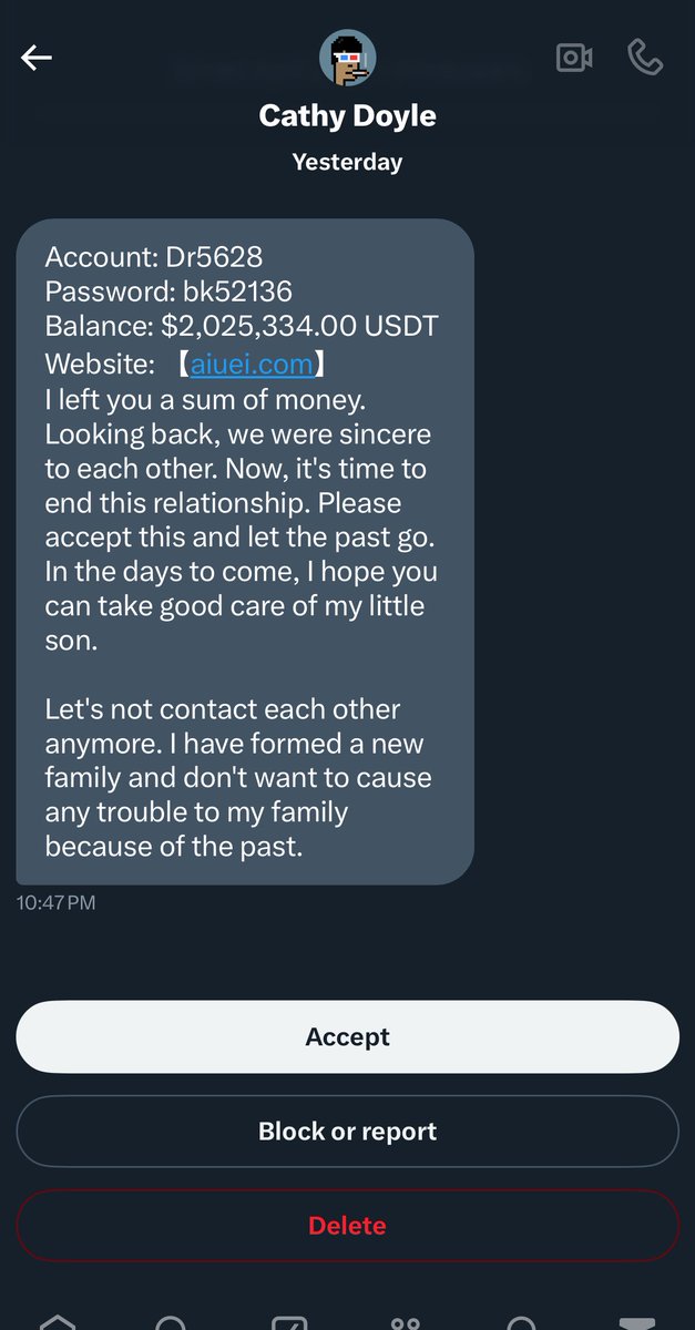 يا حليله طيب، متبرع لي بمليونين دولار 😂

والله كل ما شفت ذا التحايل استغرب ان فيه ناس تمشي عليهم