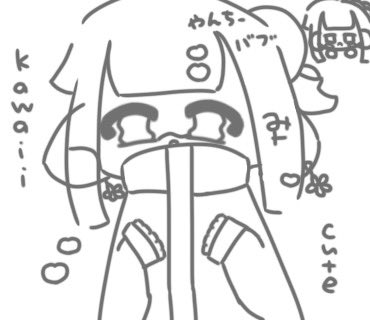 久しぶりモノクロ(？)rkgk.
かわいい子とスペでお話できてしあわせでした&gt;_&lt;