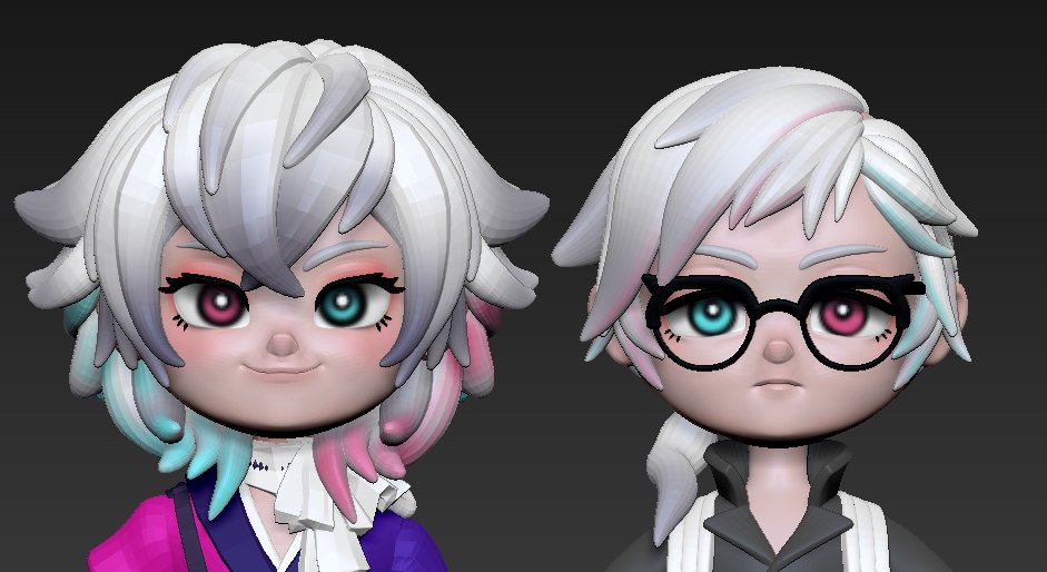 riddlerawr's tweet photo. I already did one Bettel, so why not copy that and make a Two.  (Still a WIP!) https://t.co/vsNNam7gAP