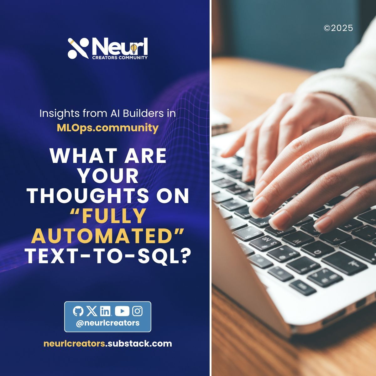 NeurlCreators's tweet image. Auto-SQL looks slick—until QA & guardrails bite.
One hallucinated query can wreck your dashboard. Full automation? Not yet—humans still needed.
Wins/fails?👇
neurlcreators.substack.com/p/text-to-sql-…
#TextToSQL #LLM #Automation #NeurlCreators