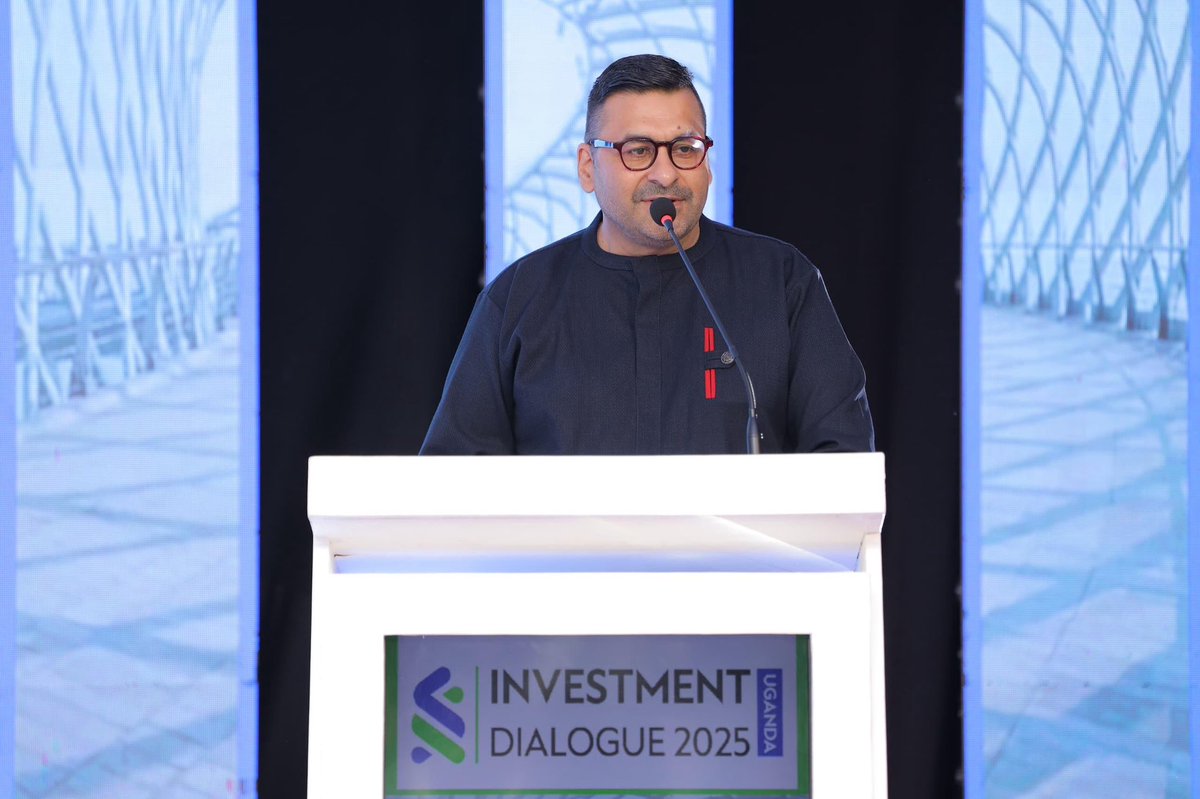 African Princie’ (@fwallu1920) on Twitter photo Speaking on the event today , the CEO of <a href="/StanChartUGA/">Standard Chartered UG</a> , <a href="/srughani/">Sanjay Rughani</a> welcomed everyone who came for today’s dialogue
He continued to state that as a country looks to grow tenfold, we recognise the opportunity and responsibility to play our role in bringing this goal to life Speaking on the event today , the CEO of <a href="/StanChartUGA/">Standard Chartered UG</a> , <a href="/srughani/">Sanjay Rughani</a> welcomed everyone who came for today’s dialogue
He continued to state that as a country looks to grow tenfold, we recognise the opportunity and responsibility to play our role in bringing this goal to life