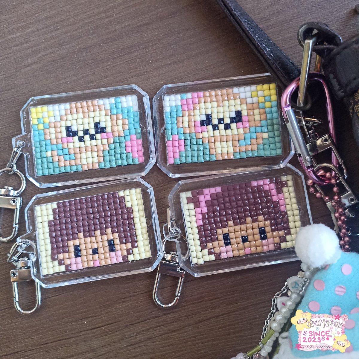 Wts lfb anik beads keyring keychain charms beads hello kitty sanrio usahana pudding monchichi snoopy