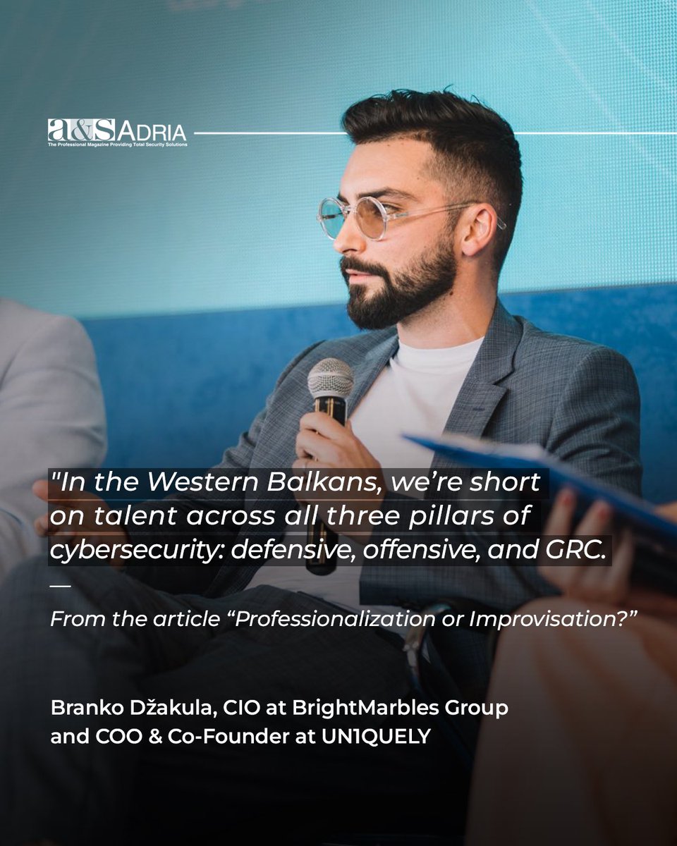 un1quely's tweet photo. #Cybersecurity talent is in short supply, and the Western Balkans are feeling it hard. SOC teams, red teams, #GRC experts… there just aren’t enough.

Our co-founder &amp; @BrightMarbles CISO @BrankoDzakula breaks down the problem and what needs to change:
👉https://t.co/2VnU8xkfZz https://t.co/CDpCoTSTed