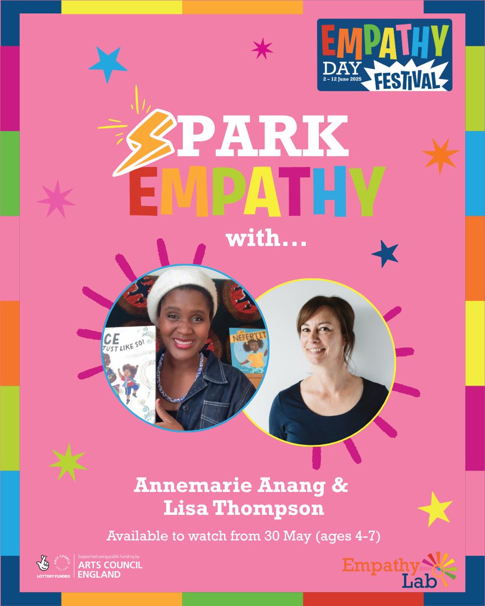 Barrington Stoke (@barringtonstoke) on Twitter photo There's still time to register for <a href="/EmpathyLabUK/">EmpathyLabUK</a>'s #EmpathyDayFestival taking place 2-12 June!
<a href="/tompalmerauthor/">Tom Palmer</a>, #LisaThompson and <a href="/philearle/">Phil Earle</a> will all be taking part in Spark Empathy sessions during the festival.
Learn more and sign up at empathylab.uk There's still time to register for <a href="/EmpathyLabUK/">EmpathyLabUK</a>'s #EmpathyDayFestival taking place 2-12 June!
<a href="/tompalmerauthor/">Tom Palmer</a>, #LisaThompson and <a href="/philearle/">Phil Earle</a> will all be taking part in Spark Empathy sessions during the festival.
Learn more and sign up at empathylab.uk