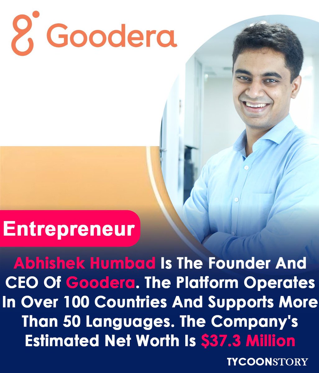 TycoonStoryCo's tweet image. Meet Abhishek Humbad, the visionary Founder &amp;amp; CEO of Goodera — a global leader in corporate volunteering &amp;amp; social impact!

tycoonstory.com

#abhishekhumbad #goodera #socialimpact @gooderacares