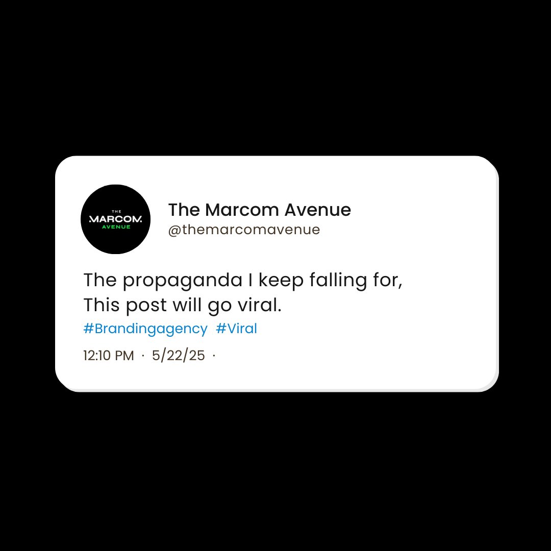 It’s not just a trend, it’s a tactic.
Decode the algorithm, win the crowd. 

#PropagandaTrend #DigitalMarketing #MarketingStrategy #Marketing #TheMarcomAvenue