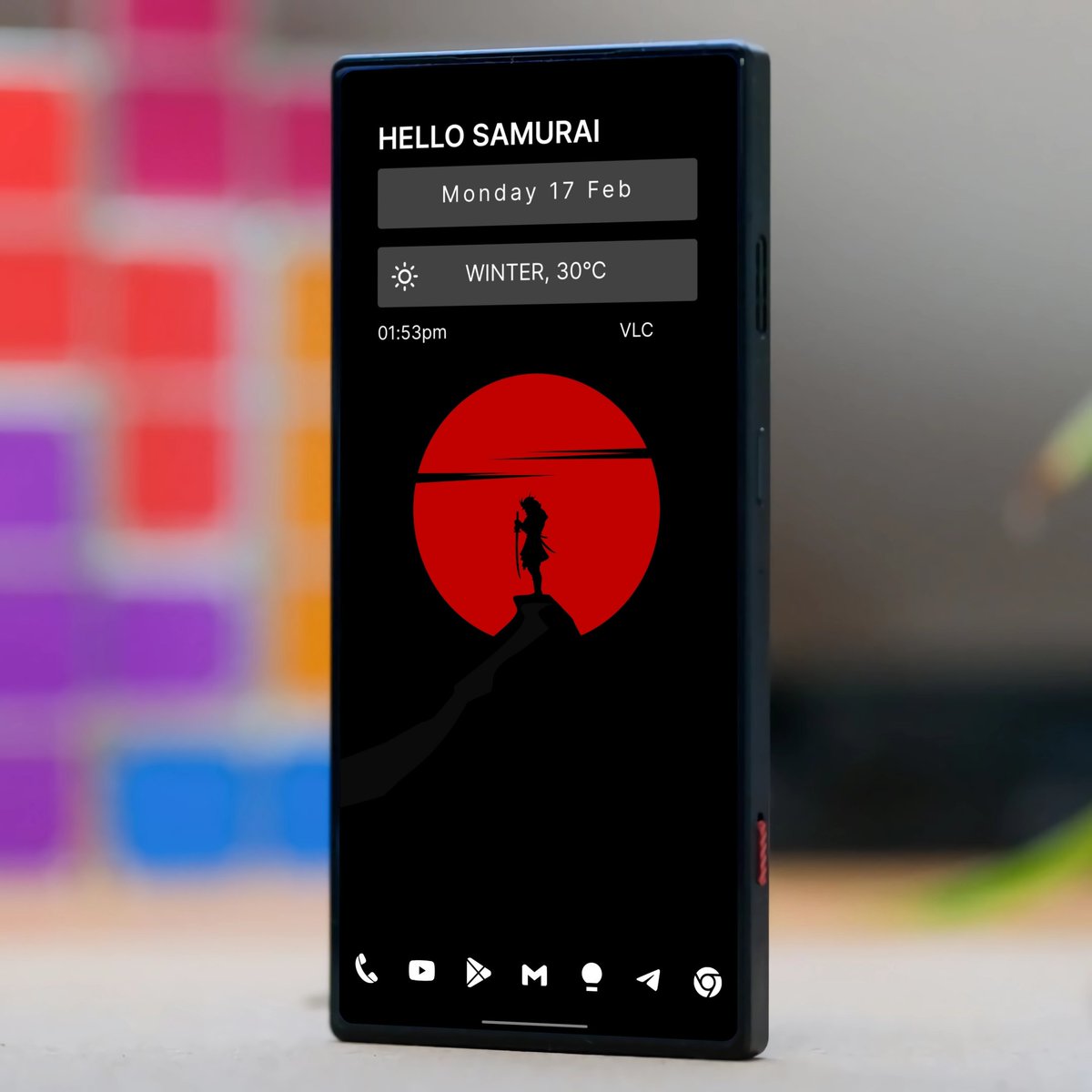 Hi 👋 Today's setup 

App's used 

Noodle KWGT play.google.com/store/apps/det…

Moonlight white IP play.google.com/store/apps/det…   <a href="/PizzApp_Walls/">PizzApp Wallpapers</a>

❤️🔄 Appreciated 

#Widgy #kwgt #homescreen  #novalauncher #wallpaper #anime #oneplus13 #samuraiJack #samurai