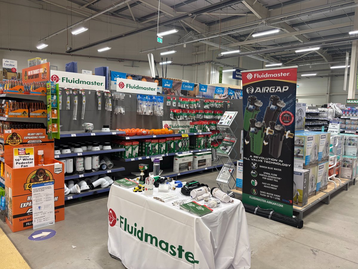 If you're in the Merthyr Tydfil area today, Geoff is on hand at Trago Mills for a chat about Fluidmaster products!