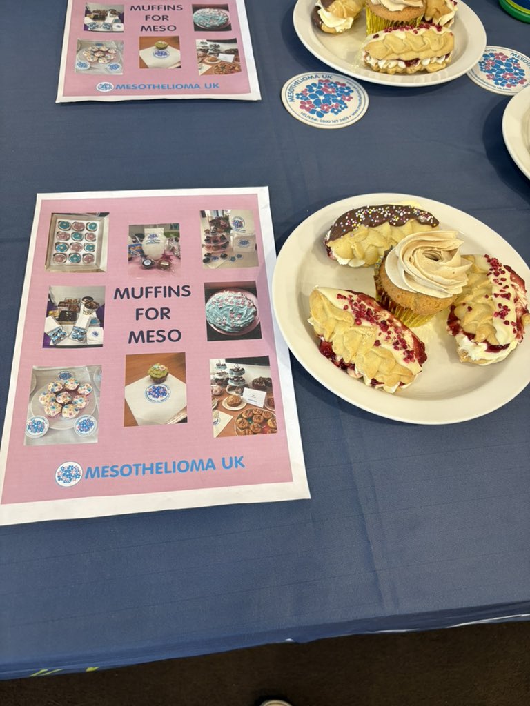 All set up in Plymouth for our coffee morning today, supporting <a href="/Mesouk/">Mesothelioma UK</a> with our second #muffinsformeso #charity #support #mesothelioma #asbestosawareness <a href="/patersc/">Christine Jones</a>