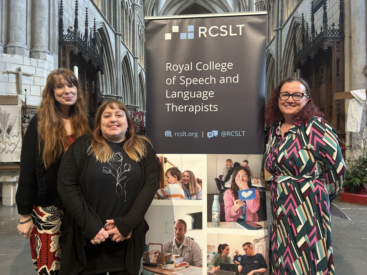 Lorraine Bamblett (@bammo44) on Twitter photo Had a great day yesterday at the <a href="/RCSLT/">RCSLT 💙</a> 80th Anniversary event at Southwark Cathedral with <a href="/Claire_SLT/">Claire Westwood</a> <a href="/Keira_Radski/">Keira rædi:ʈʃeɪ</a> and <a href="/GillianRudd/">Gillian Rudd</a>.
Some inspirational speakers, a Q+A with the legendary Pam Enderby and catching up with some past and present SLT colleagues 👏🏻
#mysltday #RCSLT Had a great day yesterday at the <a href="/RCSLT/">RCSLT 💙</a> 80th Anniversary event at Southwark Cathedral with <a href="/Claire_SLT/">Claire Westwood</a> <a href="/Keira_Radski/">Keira rædi:ʈʃeɪ</a> and <a href="/GillianRudd/">Gillian Rudd</a>.
Some inspirational speakers, a Q+A with the legendary Pam Enderby and catching up with some past and present SLT colleagues 👏🏻
#mysltday #RCSLT