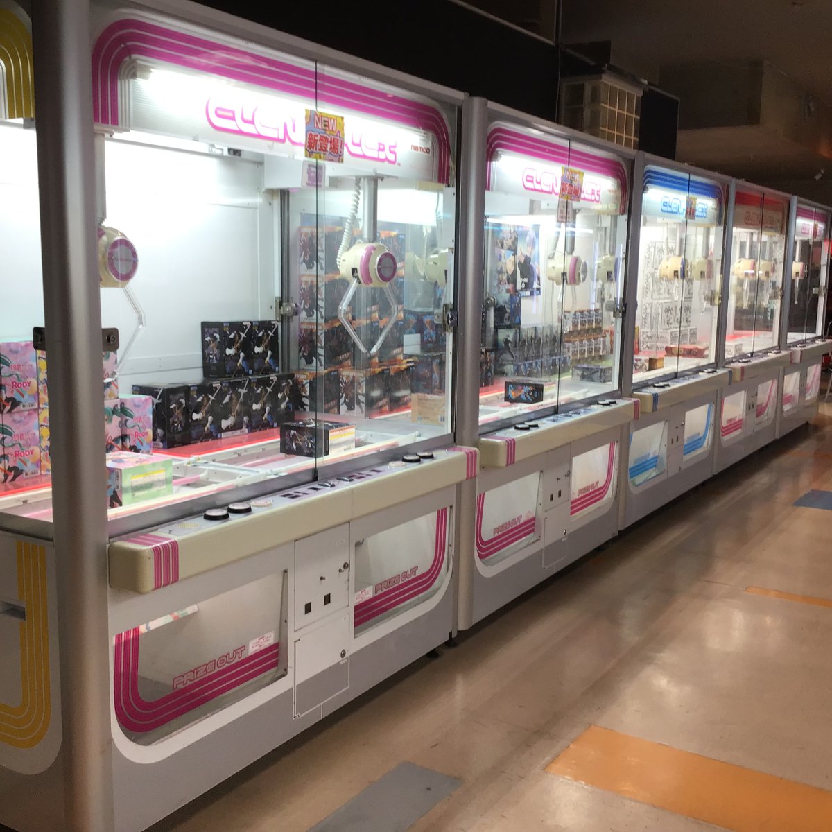 クレナ5台追加！！】 今回弘前ファミリーボウルではUFOキャッチャーの