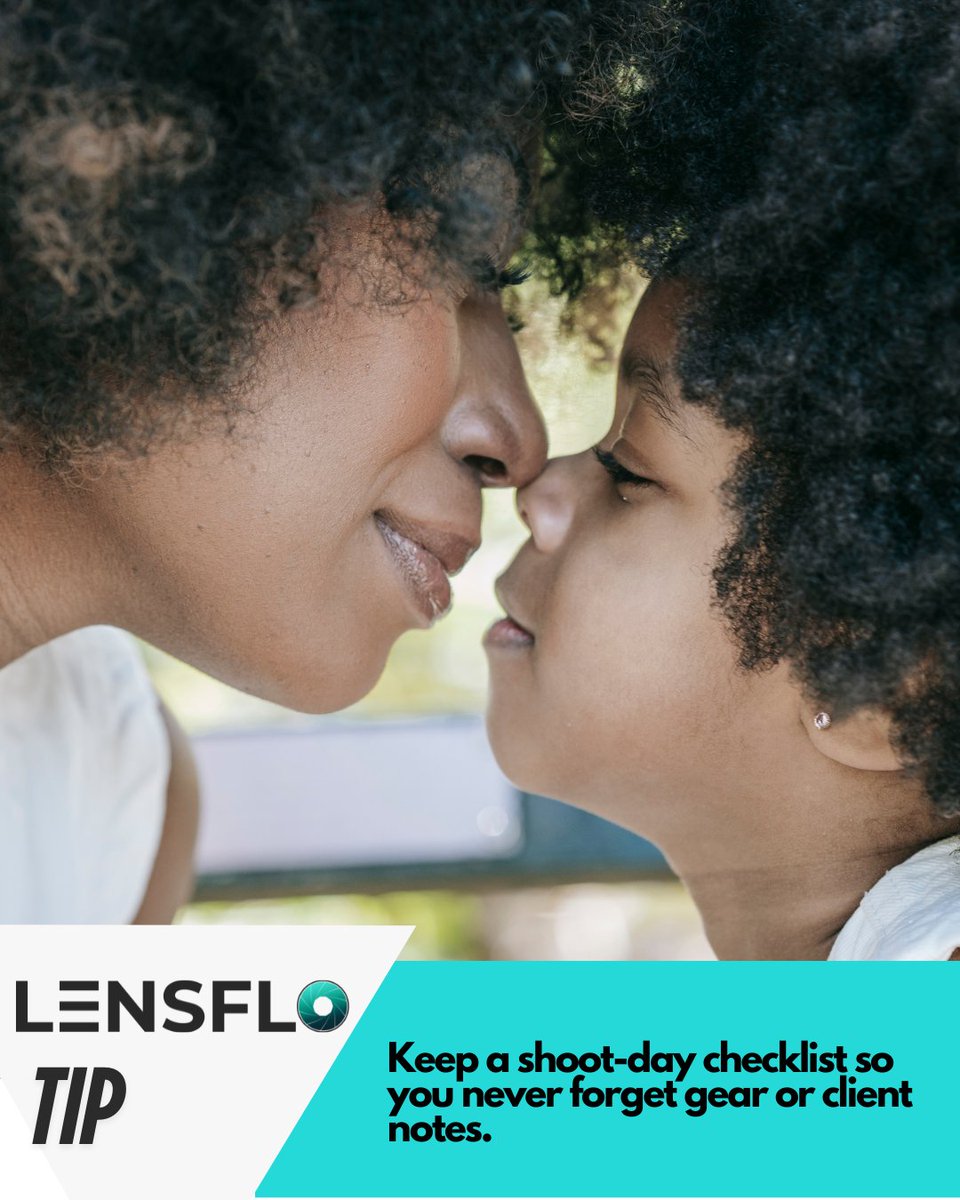 Keep a shoot-day checklist ✅ with essentials: batteries, memory cards, client info, and special requests. Stay organized and stress-free so you can focus on creating great photos.

#PhotographyTips #PhotographyBusiness #ShootDay #PhotographerLife
