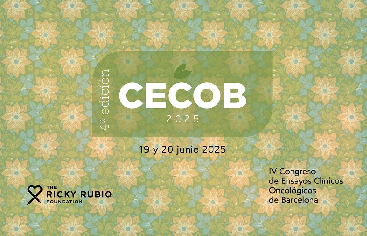 Cáncer de Pulmón (@aeacap) on Twitter photo 🔵🫁 <a href="/TRRFoundation/">The Ricky Rubio Foundation</a> organiza la IV edición de #CECOB
➡️ Con el objetivo de analizar los avances en ensayos clínicos en oncología y su impacto en la práctica clínica y en la vida de los pacientes
🗓️ 19 y 20 junio
ℹ️ Inscríbete 👉 bit.ly/AEACaP-cuarta-… 🔵🫁 <a href="/TRRFoundation/">The Ricky Rubio Foundation</a> organiza la IV edición de #CECOB
➡️ Con el objetivo de analizar los avances en ensayos clínicos en oncología y su impacto en la práctica clínica y en la vida de los pacientes
🗓️ 19 y 20 junio
ℹ️ Inscríbete 👉 bit.ly/AEACaP-cuarta-…