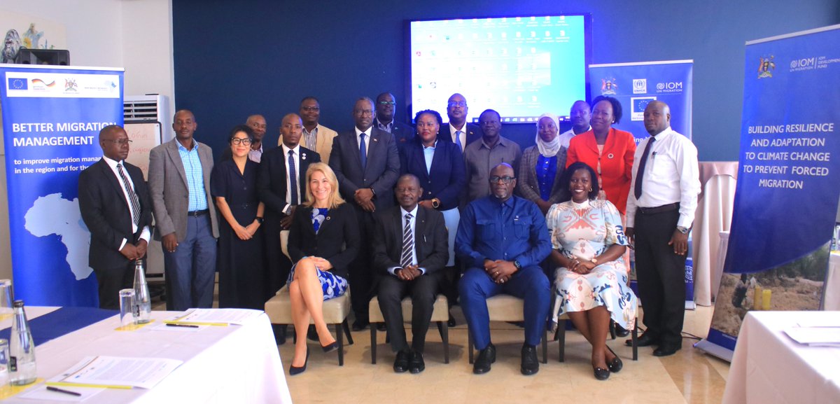 IOM_Uganda's tweet image. Uganda’s National Coordination Mechanism on Migration has begun sharing the National Implementation Plan for the #GlobalCompactForMigration with stakeholders. This effort is supported by IOM through the Better Migration Management Programme, funded by @EUinUG &amp;amp; @BMZ_Bund.