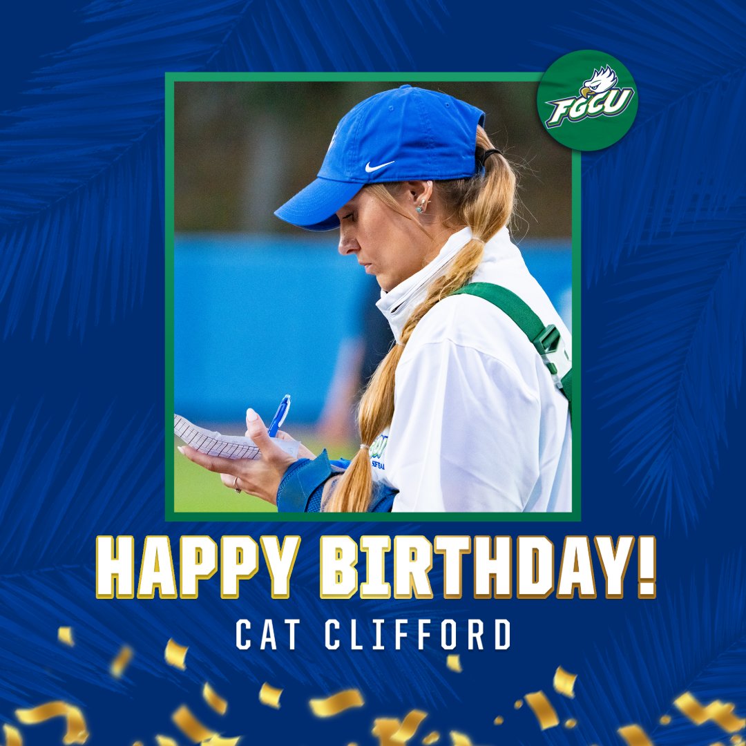 FGCU Softball (@fgcu_softball) on Twitter photo Happy Birthday Coach Cat!🎂
#WingsUp Happy Birthday Coach Cat!🎂
#WingsUp
