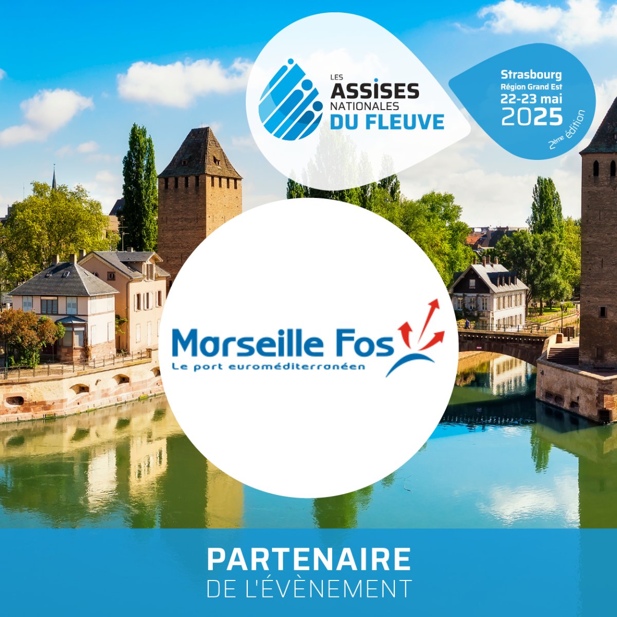 [PARTENAIRE] Port de Marseille Fos : carrefour stratégique entre mer &amp; fleuve.
Hub connecté à 500 ports, seul port méditerranéen français relié au Rhône, engagé pour une logistique durable.
📅 #ANF2025, 22-23 mai à Strasbourg
🔗 lnkd.in/dvW9gJUw