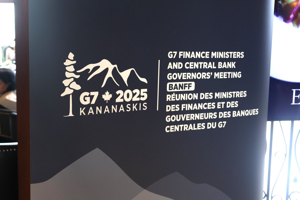 G7 #カナダ🇨🇦・バンフ】 現地時間22日、加藤大臣は、前日に続いて議論が行われている #G7 財務大臣・中央銀行総裁会議に出席しています。