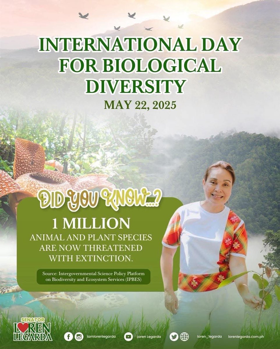 Today, we are reminded that humanity’s survival is deeply tied to the fate of all living things. Our forests, rivers, mountains, and seas are not just scenic landscapes, they are lifelines that provide food, water, medicine, and livelihoods. These ecosystems are home to an