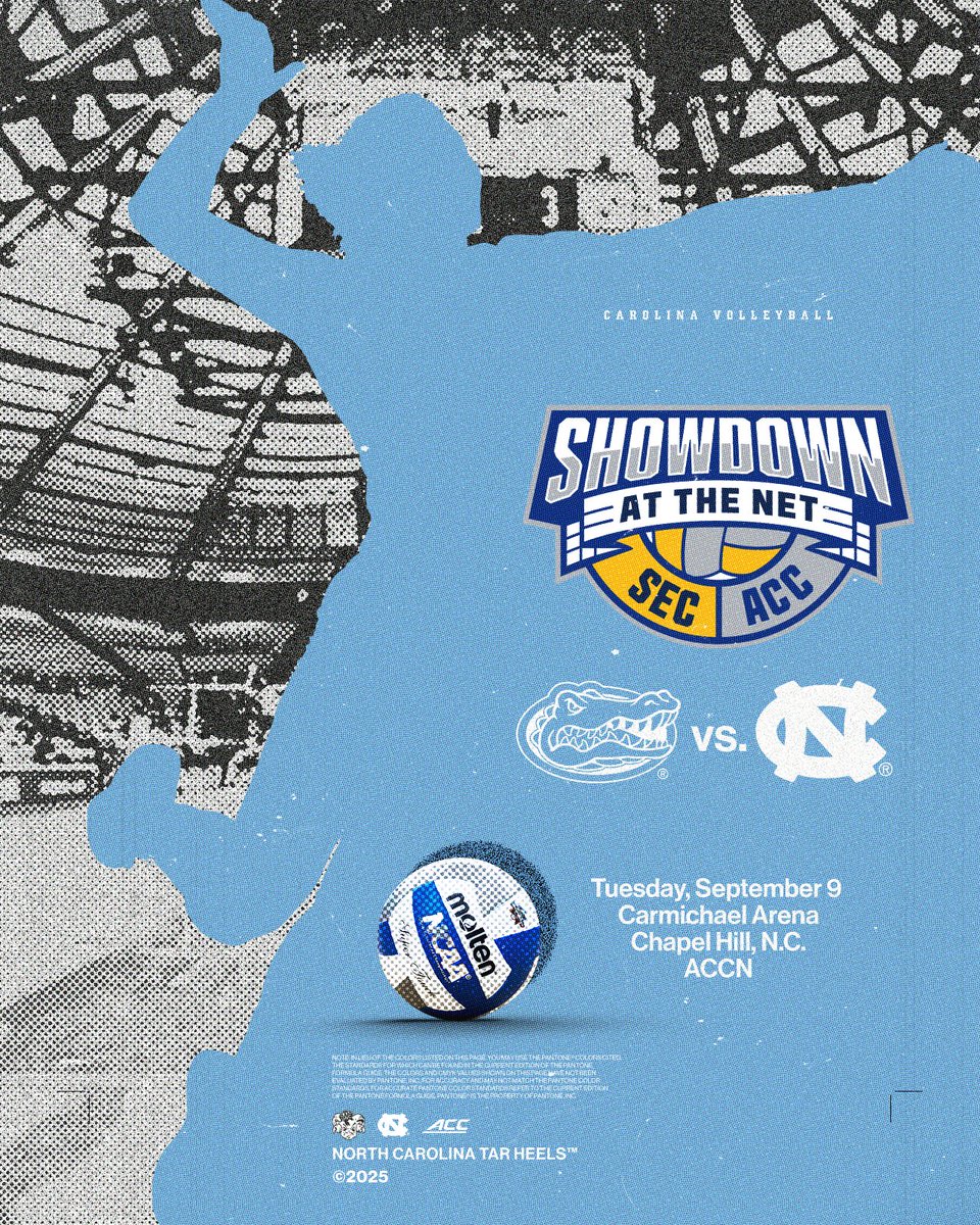 UNCVolleyball's tweet image. 🚨BIG TIME NATIONAL TV MATCHUP🚨
For the first time since 1993, we'll be welcoming the Gators to Chapel Hill👀